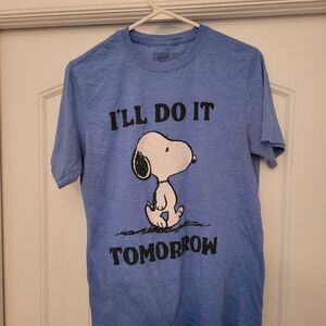 Peanuts Blue Snoopy T-Shirt
